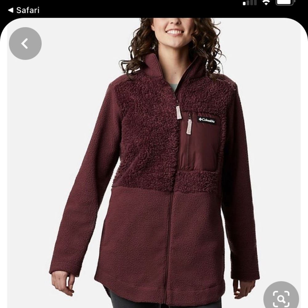 Brand New Columbia Lodge Fleece full zip jacket